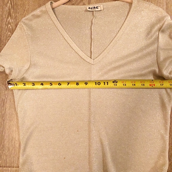 BCBG silver top/skirt set - Picture 5 of 6